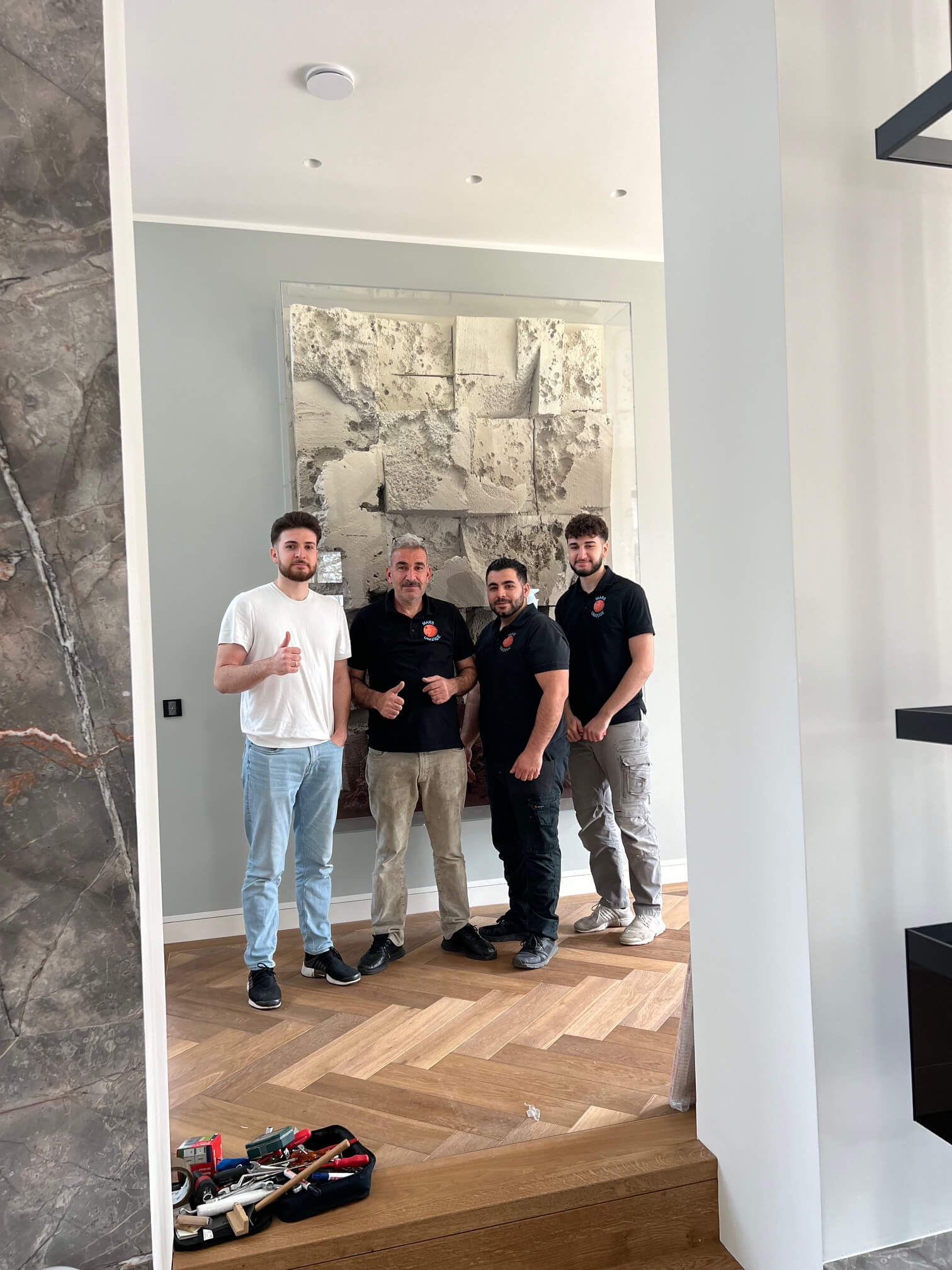 Team von Mars Umzüge bei der Arbeit